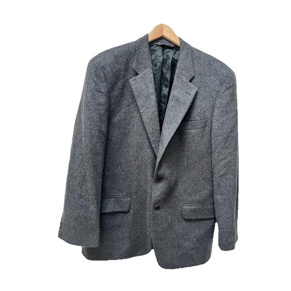 Loro Piana Saks Fifth 100% Cashmere Sport Coat Blazer Jacket Mens 44 R Gray - Picture 1 of 7